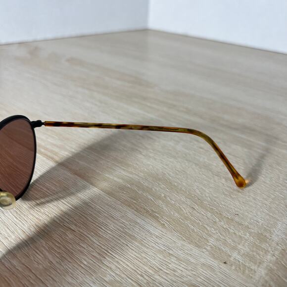 Vintage Bausch and Lomb I\'s W1834 Sunglasses FRAMES ONLY Round Black Brown